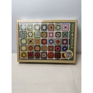 Cobble Hill GRANNY SQUARES 1000 Piece Jigsaw Puzzle New Sealed